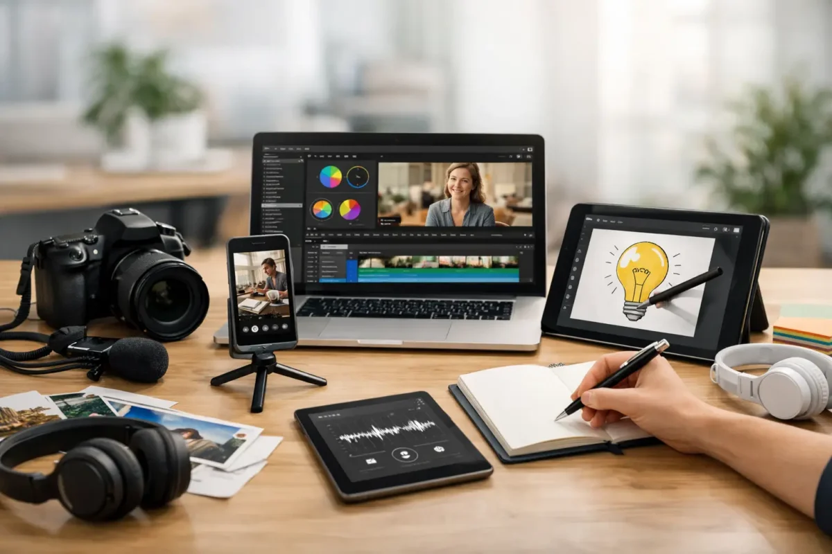 Content creation tools and devices for brand growth and purposeful marketing.